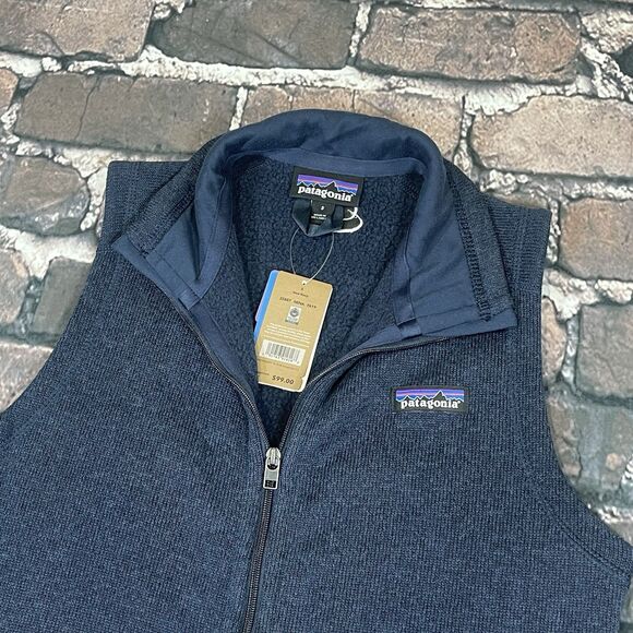 Patagonia Better Sweater Full Zip Fleece Vest Womens Small Slim Fit New With Tag - Picture 3 of 13